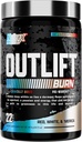 Nutrex Outlift Burn Pre-Workout Supplément pour l'énergie, Focus & Endurance.Metabolyte, L-Citrulline, Beta-Alanine & Caféine.