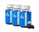 Ashwagandha Gummies Mixed Berry KSM-66, Lion's Mane, Vitamin-D, Non-GMO, Glutenfrei, Gelatin Free & Kosher (180 Count (Pack of 3))