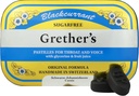GRETHER'S Sugarfree Blackcurrant Pastilles - Natural Dry Mouth Relief - Beruhigend Throat & Gesunde Stimme - Geschenk für Sänger - 3.75 Unze 1 Packung