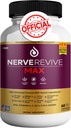 Nerve Revive Max – Fortgeschrittene Formel mit Vitaminen, Kräuterextrakten & Antioxidantien – Glutenfrei, Non-GMO, Sugar-Free – Unterstützt Vitalität und Wellness – 60 Kapseln, 30-Tage-Versorgung