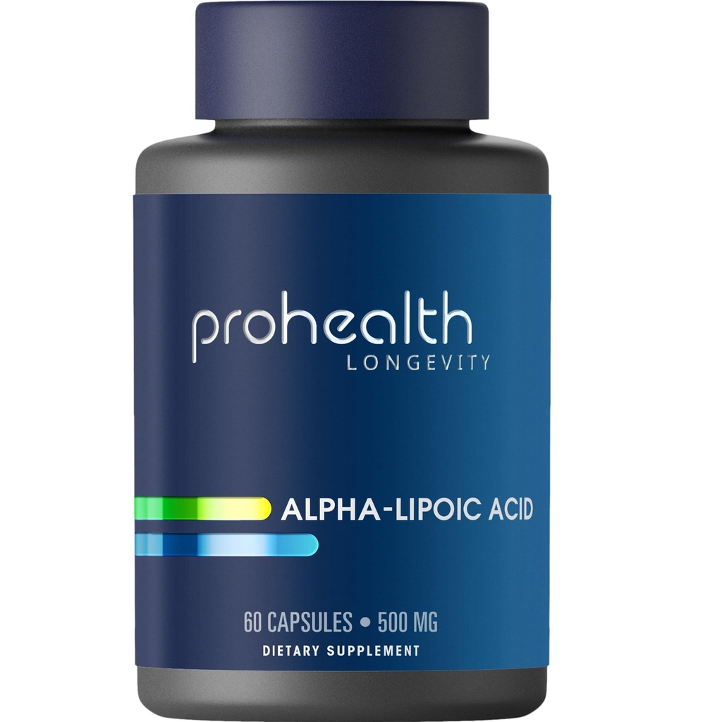 ProHealth Alpha Lipoic Acid High Potency 1000mg fördert Stoffwechsel, jünger aussehende Haut und Cellular Energy. Bekämpft Fatigue und Gehirn Fog. Schützt Herz, Gehirn und Leber Gesundheit. 30 Servietten.