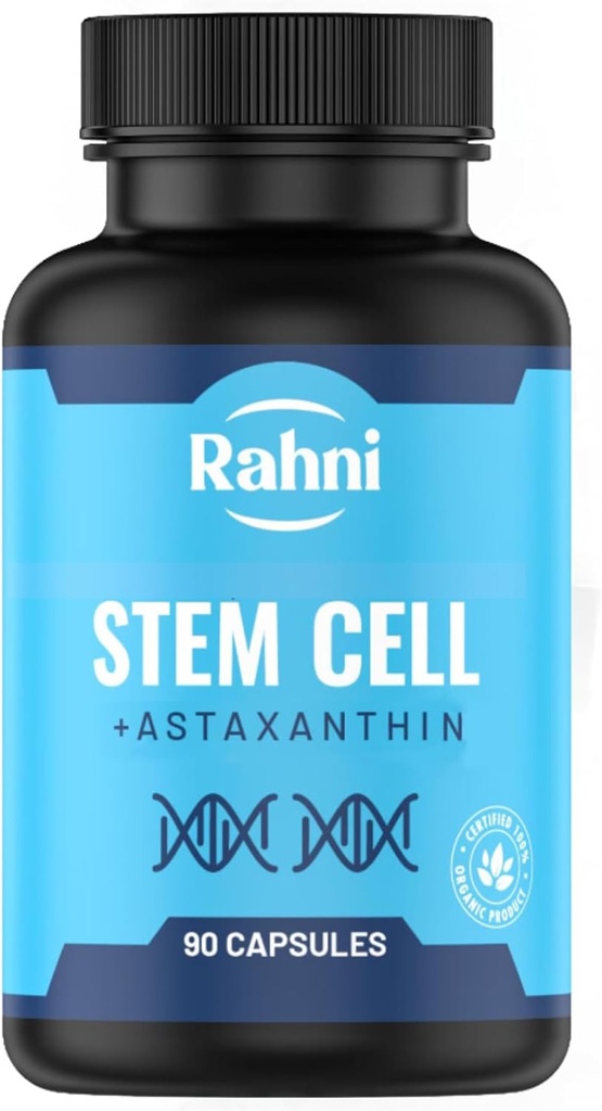 Stammzellen | Celulas Madres | Verbesserung der Lebensqualität | Astaxanthin 25mg | Spirulina 300mg | Erhöhen Sie Zellen mit unserer natürlichen Formel | Natürliche Inhaltsstoffe | 90 Kapseln
