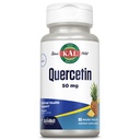 KAL Quercetin ActivMelt, Supplément de soutien optimal pour la santé et le mieux-être, Bioflavonoïdes, Arôme d'ananas naturel, 90 portions, 90 microcomprimés à dissolution instantanée