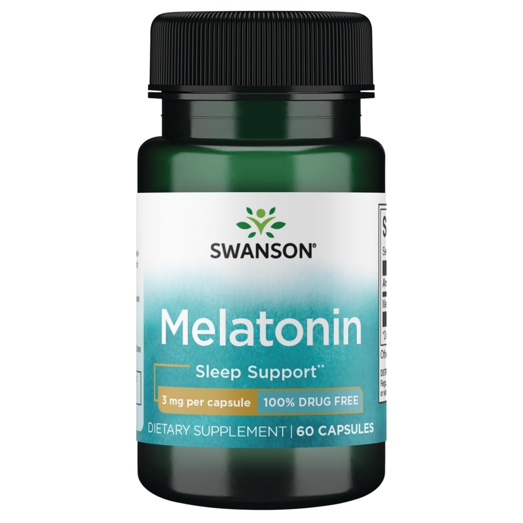 Swanson Melatonin 3 mg - 60 capsule