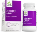 Terry Naturally Healthy Liver - Liver Function & Health Support Supplement - Cellular Health Support with Andrographis EP80 & French Grape Seed Extract - Gluten-Free Dietary Supplement - 60 Capsules