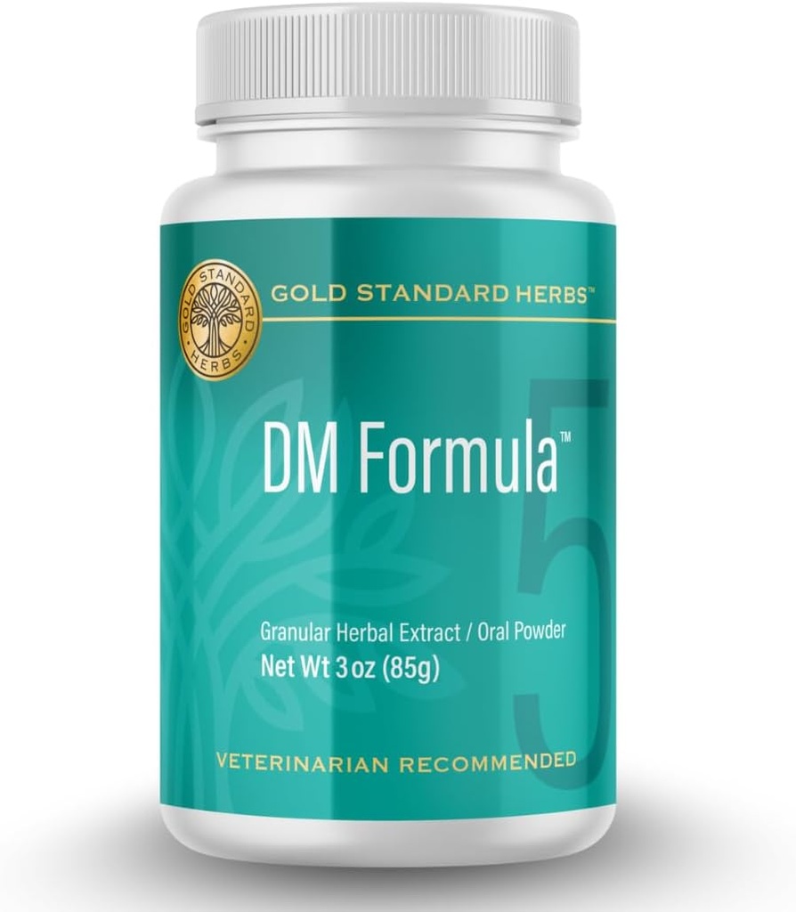 DM Formula Degenerative Myelopathie Relief for Dogs by Gold Standard Herbs, Tous les extraits naturels de plantes granulaires, poudre de 85 grammes
