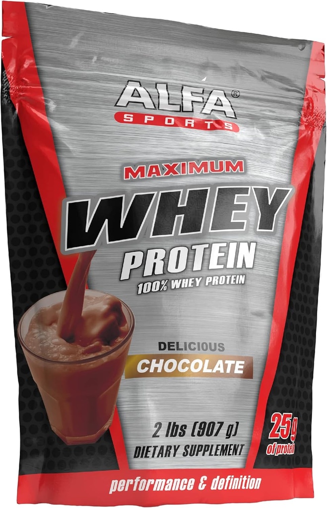 Maximun Whey Chocolate Flavor 2 Lbs 50 G di proteine