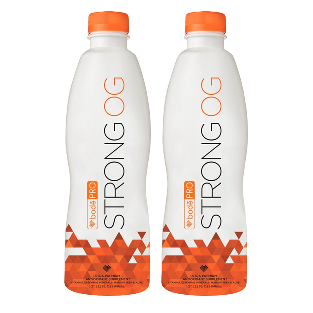 BodePRO Strong OG | Liquid Antioxidant | Magnesium, Eisen, Zink | Immun Booster | Vitamin C, B12, D3, B6, A und E | Vitamine und Mineralien | 32fl.oz.