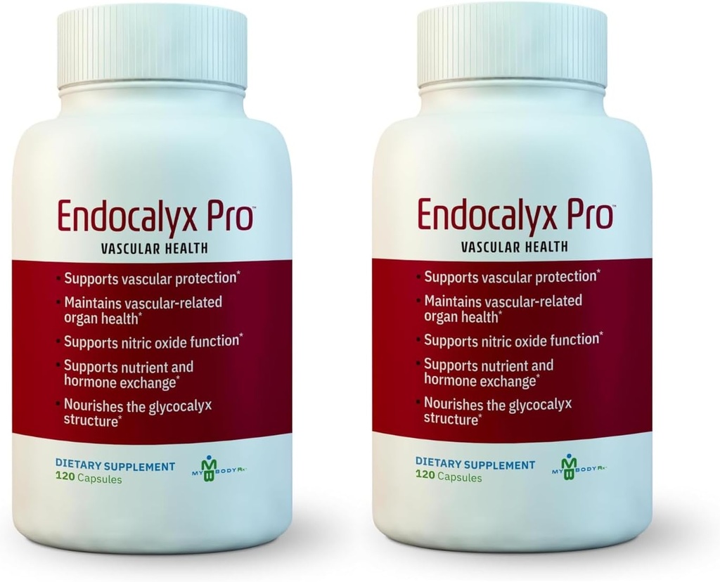 Endocalyx Pro Supplement – Endothelial Glycocalyx Support 120 capsule - Vascular & Microcirculation Health – Clinically-Studied – Brevettato – Supporta funzioni di ossido nitrico