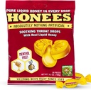 Honees Honig Gefüllte Tropfen, Honig Husten Tropfen mit echten Honey-Natural Sore Throat Relief-Nothing Artificial-Throat Coat Lozenges, Natürliche Cough Suppressant, Non-GMO, Gluten Free (1 Pack – 20 Tropfen)