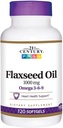 ikj Flaxseed olio Omega 3-6-9 Integratore alimentare Softgels 1000mg 120 ct
