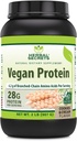 Herbal Secrets Vegan Protein | Cookies & Cream Flavor | 28 Grams Protein | 23 Servierungen | 6.2 Grams BCAA Supplement | Made in USA