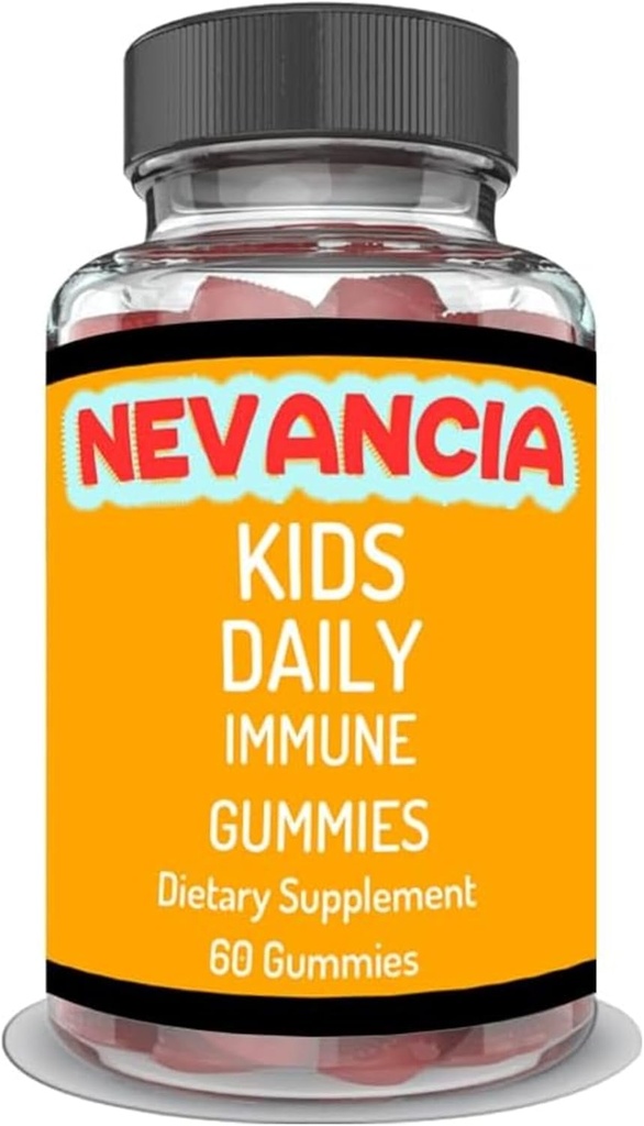 Kinder Tägliche Immungummis mit Elderberry, Vitamin C, Zink, Immununterstützung, Hautgesundheit, Antioxidans Unterstützung, für Kinder, Elderberry Flavor, 60 Gummies