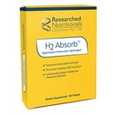 H2 Absorb Compresse di idrogeno Molecolare - Integratore Idrogeno istantaneo dell'acqua e dell'antiossidante - Bevande rigeneranti per promuovere l'energia e l'invecchiamento sano (60 compresse)