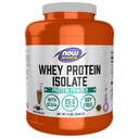 NOW Foods Sports Nutrition, Whey Protein Isolate, 25 G With BCAAs, Creamy Chocolate Powder, 5-Pound