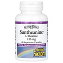 Natürliche Faktoren Stress-Relax Suntheanine L-Theanine 125 mg, Nicht-Drowsy Stress-Unterstützung für psychische Beruhigung und Entspannung, 60 Kapseln