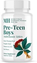 MICHAEL'S Health Naturopathic Programs Pre-Teen Boys Daily Multivitamin - 60 Compresse Vegetariane - con Male Herbal Blend - Kosher - 60 Serve