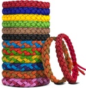 Moskito Repellent Armbänder, DEET-frei, Individuell Wrapped PU Leder Insect & Bug Repellent Handgelenkbänder (Pack mit 24)