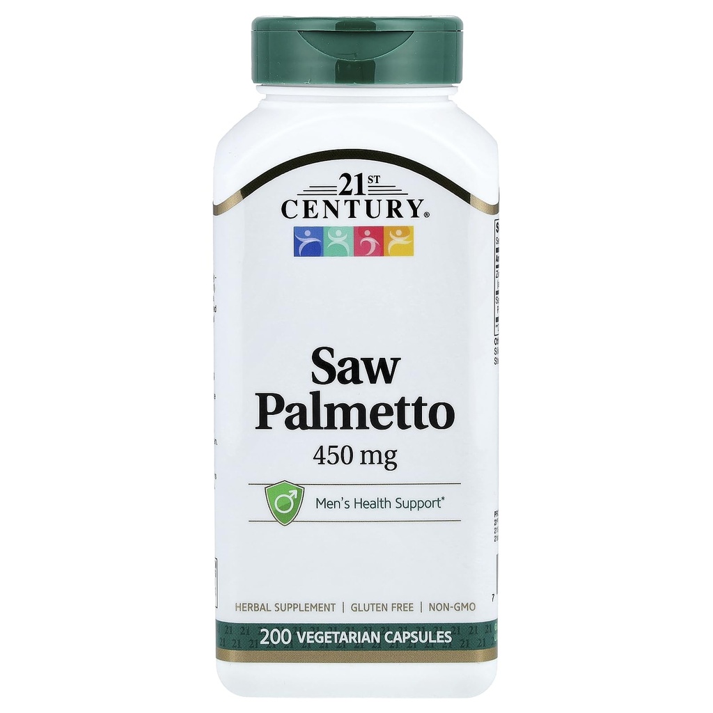 Palmetto, 450 mg, 200 capsules végétariennes