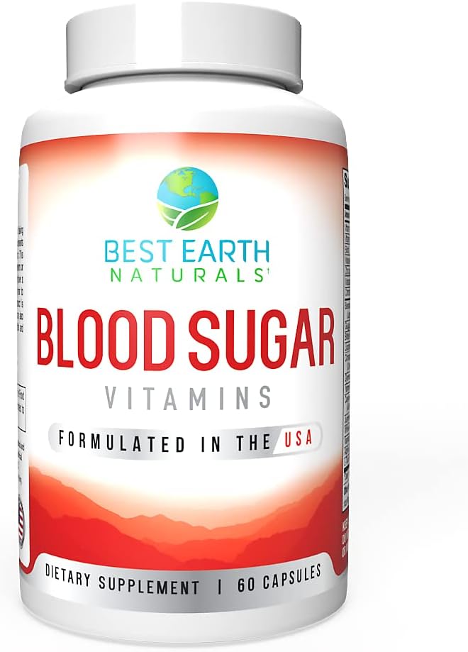 Best Earth Naturals Blutzucker Vitamine, 60 Graf