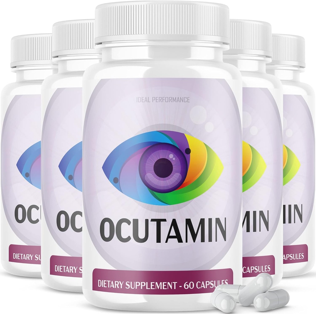IDEAL PERFORMANCE (5 Pack) Integratore di pillole di visione Ocutamin (300 capsule)