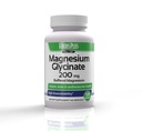 Magnesium Glycinat 200 mg pro Servieren, Muskeln und Herz-Kreislauf-Gesundheit, Gepuffertes Magnesium, Gesundheit und Nährstoff-Mebolismus, hohe Bioverfügbarkeit, 60 Portionen