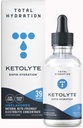 Ketolyte Rapid Hydration (Unflavored) Keto-Friendly Electrolyte Tropfen ohne Kalorien Keine Zucker, natürliche Elektrolyt-Ergänzung mit Magnesium (39 Portionen)