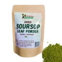 RastaMan stufato a terra Soursop Tea Foglie organiche polvere, Pure Graviola Leaf Extract/Guanabana Leaves/Sour Sop Stem - Ricco di antiossidante e nutrienti - No Preservative (4oz) Brown