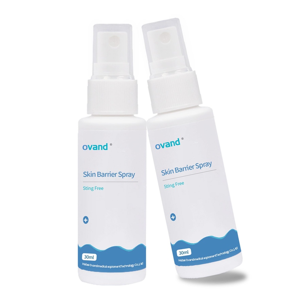 60ml Ostomy Skin Barrier Spray, No-Alcohol No-Sting Ostomy Care Skin Barrier Spray Colostomy Zubehör