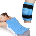 REFIX Pack Ice Back complet pour les blessures grand gel réutilisable Enveloppe de glace pour le soulagement de la douleur au dos et XL Knee Pack Ice Wrap autour du genou entier après chirurgie