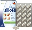Hübner Original Silicea Gel One a Day Capsules for Hair, Skin, Nails, and Connective Tissue, Pure Colloidal Silica Gel Formula, No Additives oder Konservierungsmittel, 30 Portionen
