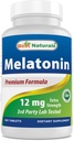 I migliori naturali Melatonina 12 mg (1 anno di fornitura) - Droga-Free Nighttime Sleep Aid - Melatonina per il sonno e il relax, 365 conte (365 conteggio (pacchetto di 1))