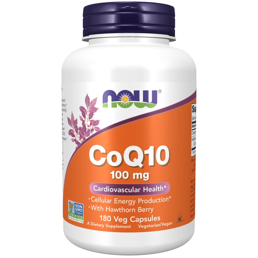 NOW Coq10 100 mg,180 Veg Kapseln