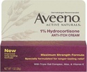 Aveeno 1% Hydrocortisone crème anti-Itch, 1 Oz (paquet de 3)