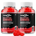 Phenoman für Herren Gummies – Pheno Man Max Performance, Phenoman Advanced Formula, Extra Strength Natural Supplement für Muskelwachstum und Gesamtgesundheit Unterstützung und Bewertungen (2 Pack – 120 Gummis)