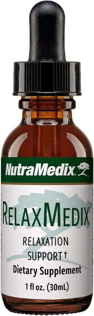 NutraMedix RelaxMedix Drops - Integratore di supporto per il riposo e il relax con l'estratto di artiglio e radice di valeriana di Samento Cat - Tintura per il rilassamento e il supporto del sistema immunitario (1oz / 30ml)