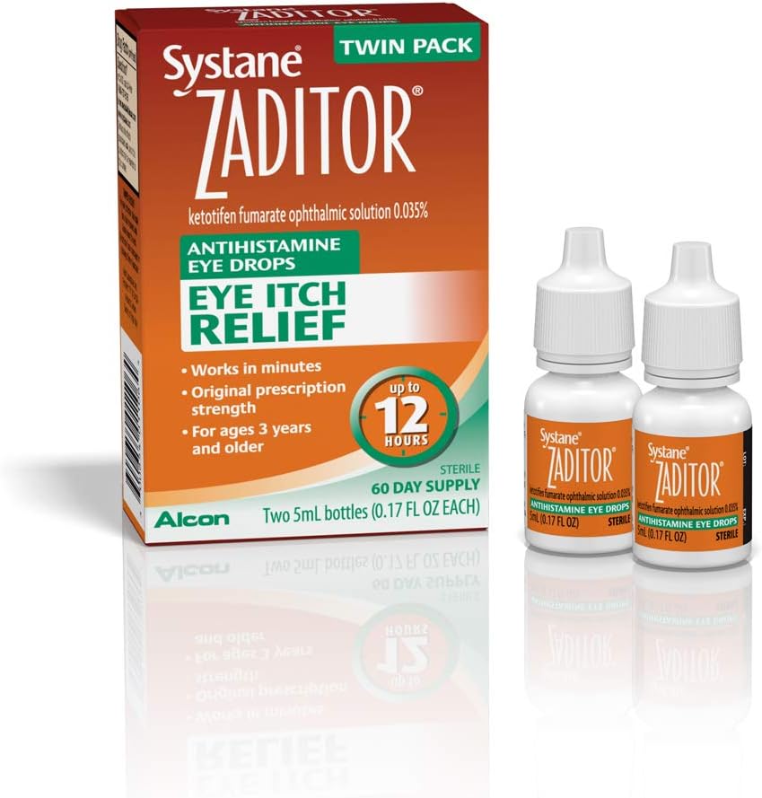 Systane Antihistamin Augentropfen, Twin Pack, 5-mL Jedes, 0.17 Unze (Pack von 2)