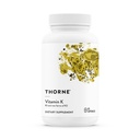 THORNE - Vitamin K - Vitamine K1 und K2 (als MK-4 und MK-7) Beilage - Unterstützt starke Knochen* - Klinisch untersucht - Gluten, Dairy & Soy-Free - 60 Portionen