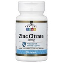 21st Century HealthCare Zink Citrate Tabletten 50mg, 60 Zähler
