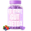 Gut Health Gummi für Damen - Daily Detox + Superfoods, Probiotics 6Bill CFUs, Verdauungsenzyme, Bloating Relief, Stoffwechsel, Gewichtsverlust, Gehirn, Stimmung, Hormonal Balance, Schönheit, Vegan, Kosher, 60ct