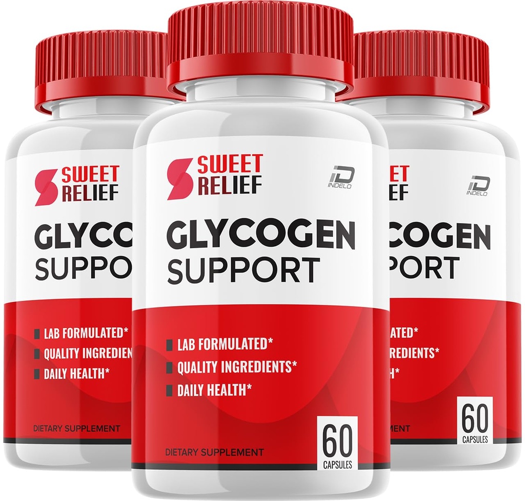Sweet Relief Glycogen Support Capsules - SweetRelief Optimizer Advanced Formula, Sweet Relief Supplement, SweetRelief Booster Recensioni,Glycogen Supplement (3 Pack - 180 Capsules)