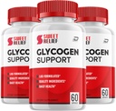 Sweet Relief Glycogen Support Kapseln - SweetRelief Optimizer Advanced Formula, Sweet Relief Supplement, SweetRelief Booster Bewertungen,Glycogen Supplement (3 Pack - 180 Kapseln)