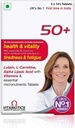 Femme 50+ multivitamines avec vitamines, fer, calcium, acides aminés, maintenir l'énergie, la vision et la santé cardiaque, végétarien 30 comprimés