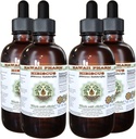Hibiscus Extrait liquide sans alcool, Hibiscus biologique (Hibiscus Sabdariffa) Fleur séchée Glycérite Hawaii Pharm supplément naturel à base de plantes 4x4 oz