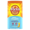 Metamucil Daily Fiber + Collagen, Psyllium Husk Pulver, pflanzliche Faserergänzung, Zuckerfrei mit Stevia, 3-in-1 Faserergänzung für Verdauungsgesundheit, Orange Flavored, 90 Doses