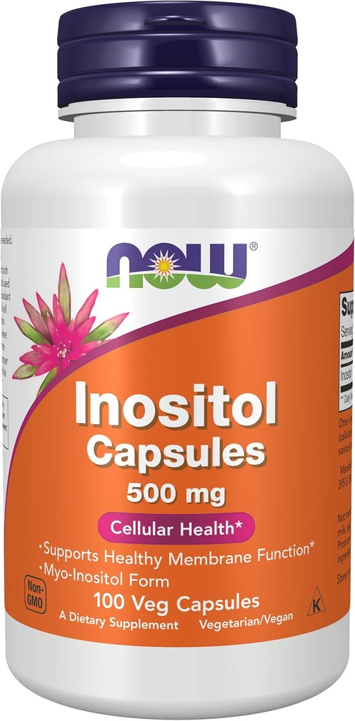 Now Foods, Inositol 500mg, 100 Capsules