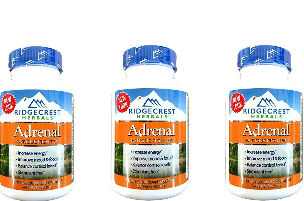 Combattant de fatigue adrénale 60 Cap 3 pk