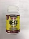 Kirkland Signature Vitamin B12, 1200mcg, 360 Tabletten