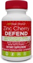 Grundmarken – Zinc Cherry Defend - 100 Lozenges - Natürliche Cherry Flavor Zinc–Lozenges - Immune Boost, Cold Relief, Non-GMO, Zinkacetat & Vitamin C - 2-Pack