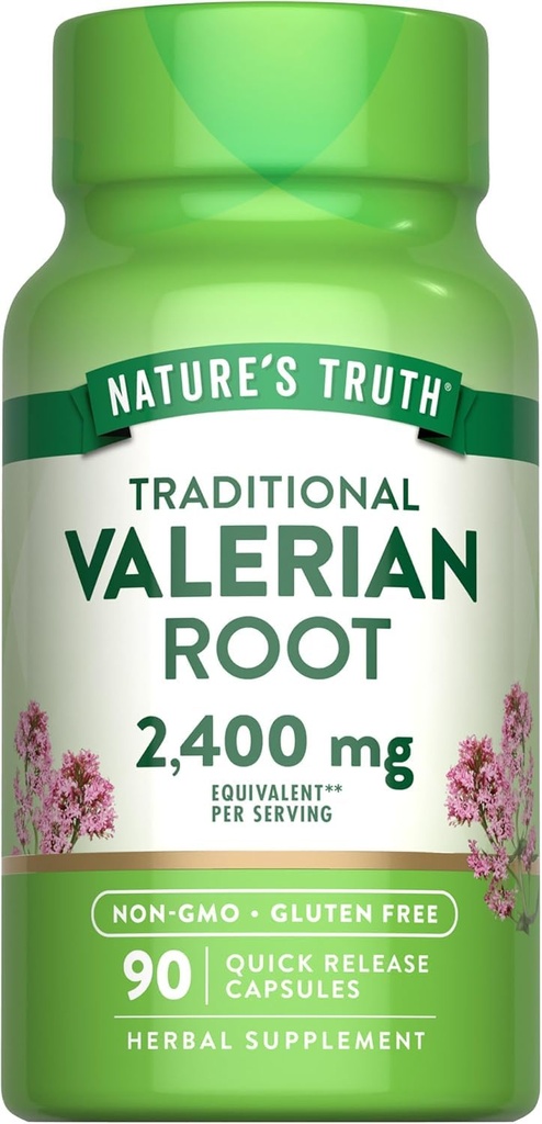 Nature's Truth Valerian Root 1200 mg Supplement 90 ea (Pack von 3)